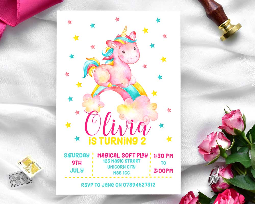 Unicorn Invitation