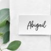 Wedding Name Place Cards