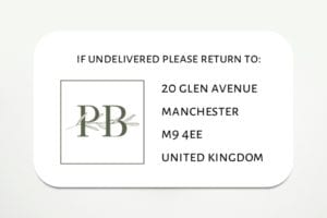 business logo return address labels