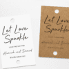 sparkler tags for weddings