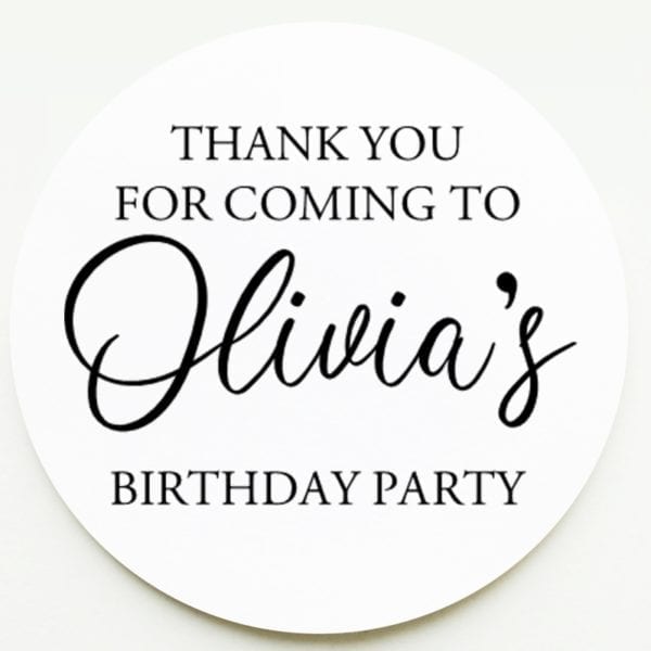 birthday stickers
