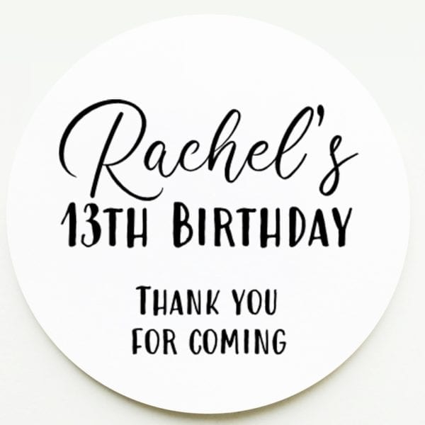 Birthday Party Stickers