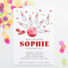 birthday party invitations bowling birthday party invites
