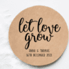 Rustic Let Love Grow stickers