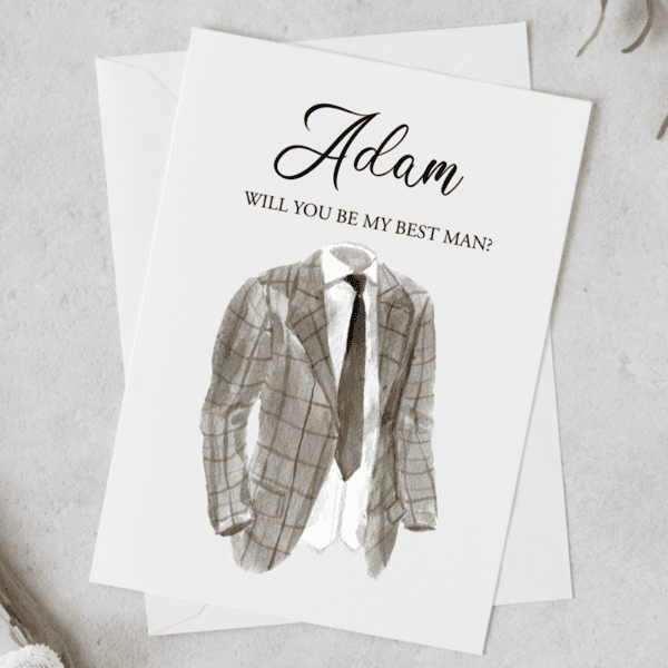 Will you be my best man card