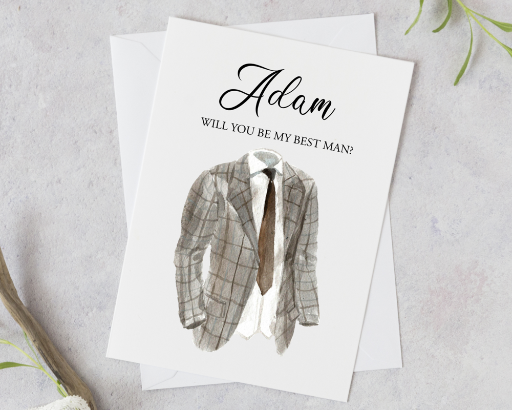 Will you be my best man card