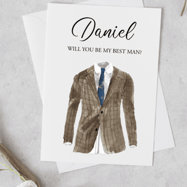 Will you be my Groomsman Card