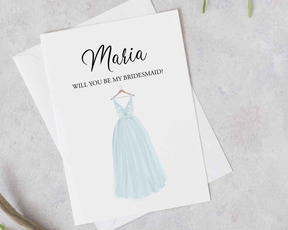 Bridesmaid Card