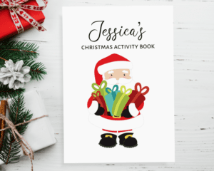 Children's Father Christmas Personalised Activity Books