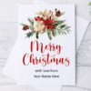 Christmas Cards With Your Business Name Personalised Business Christmas Cards A5 Personalised Garland Business Christmas Card