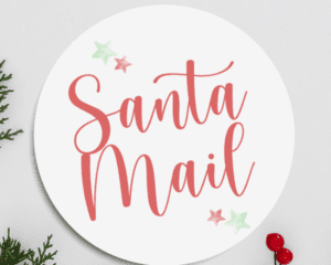 Santa Mail Stickers
