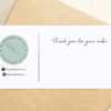 Thank You for You Order Compliment Slips