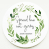 Spread Love Not Germs Stickers