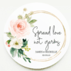 Blush Spread Love Not Germs Stickers