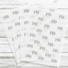 A4 Personalised Business Logo Vellum Wrapping Sheets