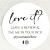 The Review and Tag Us Stickers are extremely versatile and can stick to just about anything! Love it review us stickers with business name Business Stationery Paper ballards