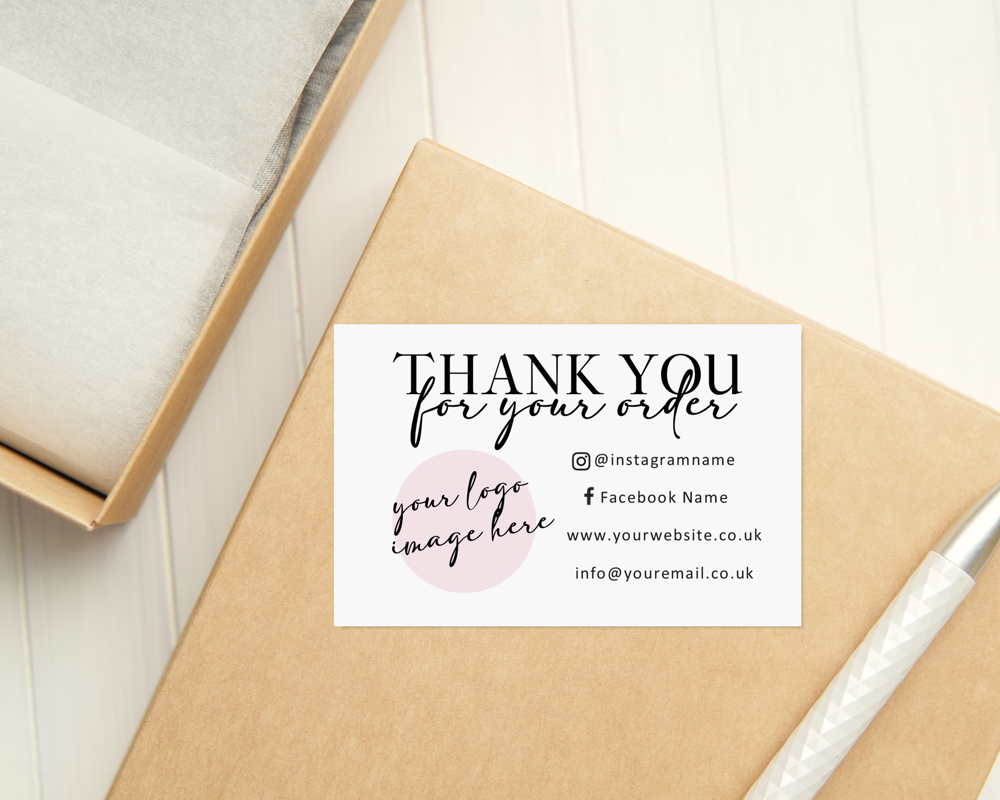 Thank you for your order business cards - Image 2
