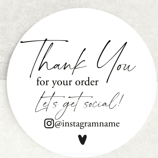 Thank You Social Media stickers