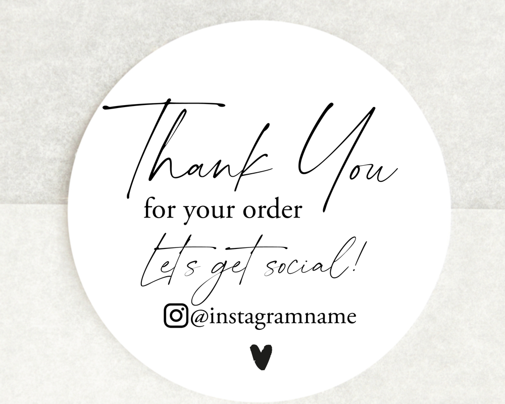 Thank You Social Media stickers