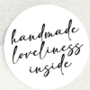Handmade Loveliness Inside Stickers - 37mm