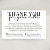 Customised Thank You Business Cards fully editable thank you for your order cards business stationery Paper Ballards