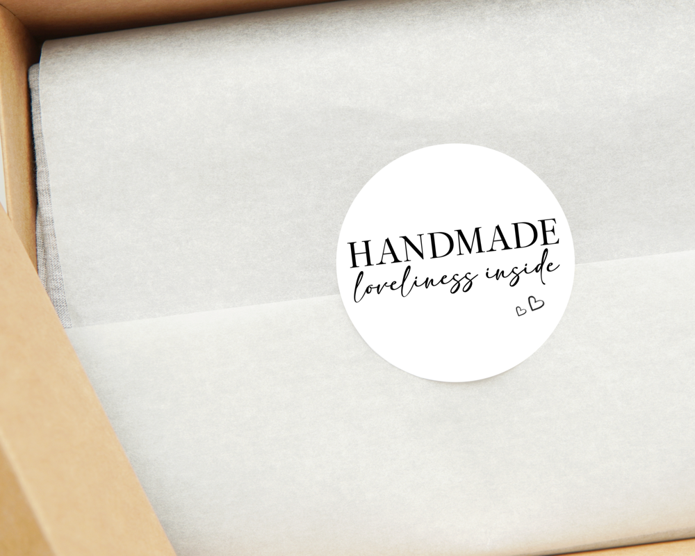 Handmade Product Stickers - 37mm - Image 2
