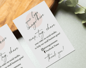 your logo snap it tag it share it cards business stationery paper ballards