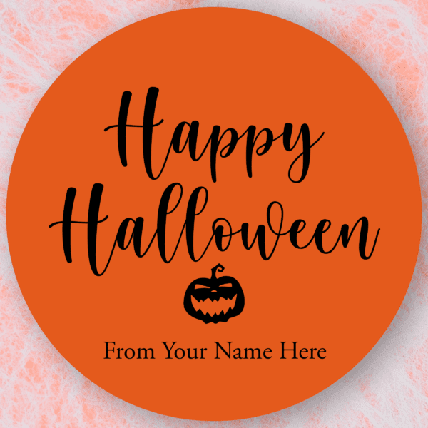 Happy Halloween Favour Stickers