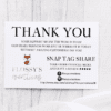 A6 Logo Thank You Cards