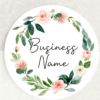 Pink Business Name Stickers