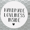 Handmade Loveliness Inside Stickers