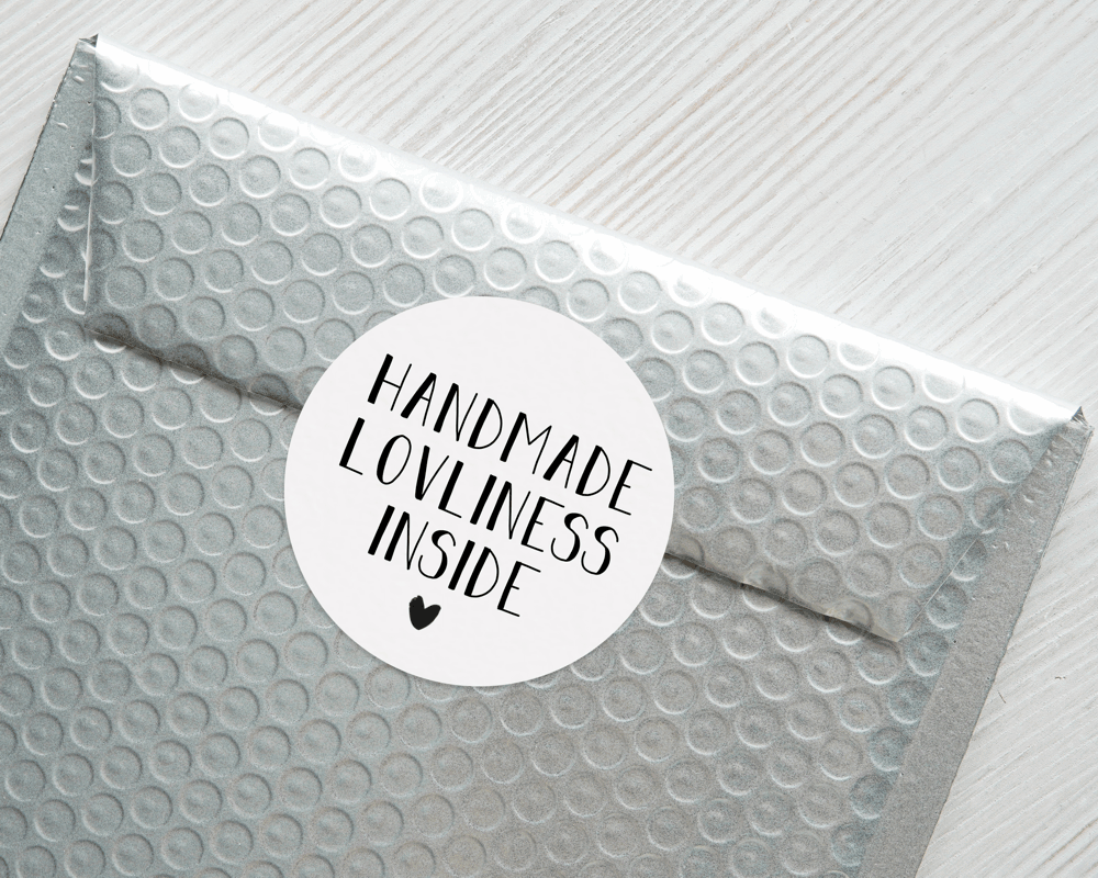 Handmade Loveliness Inside Stickers - Image 2