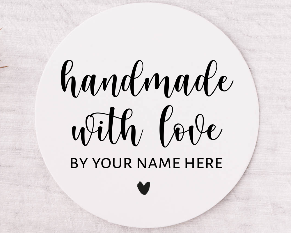 Handmade With Love Stickers