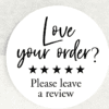 Leave A Review Stickers