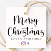 Christmas Tags with Social Media icons Personalised social media christmas tags