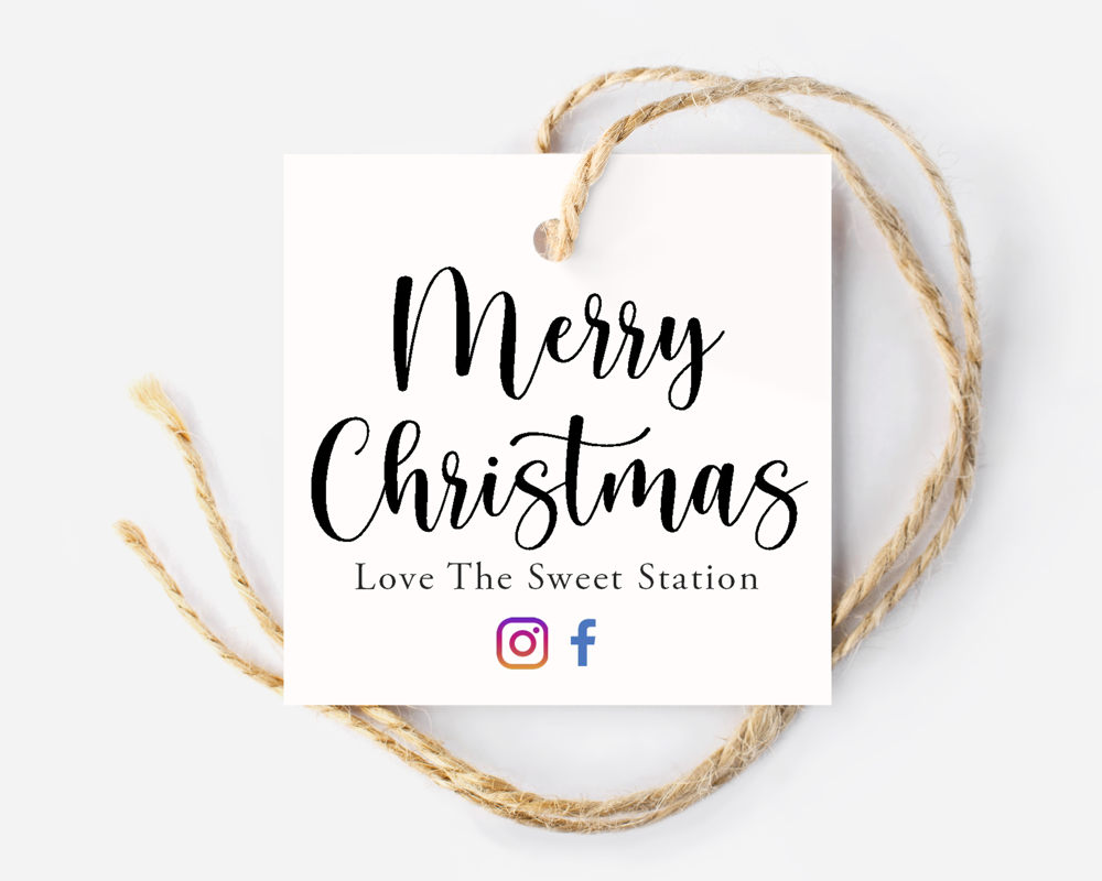 Christmas Tags with Social Media icons - Image 2