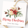 Business Christmas Tag Personalised Business Christmas Garland Tag