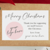 Thank You Christmas For Supporting My Small Business Personalised Christmas Business Cards
