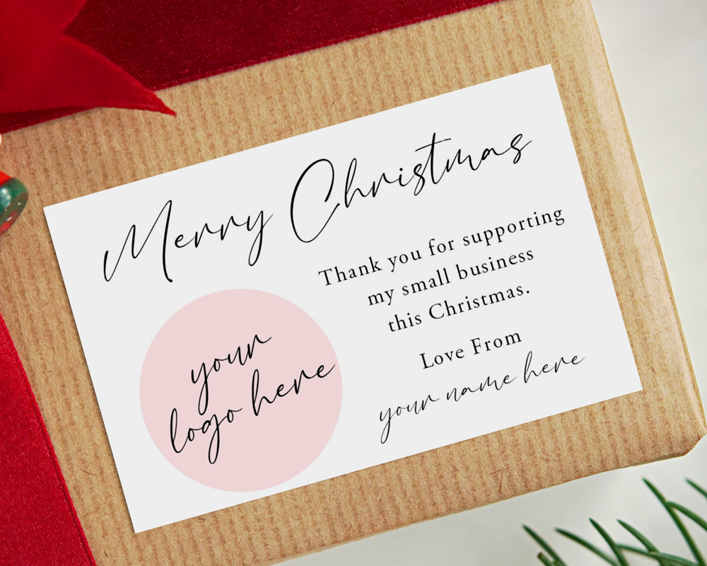 Thank You Christmas Business Cards (50 Cards) - Image 4