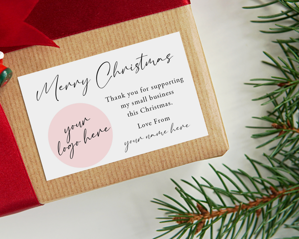 Thank You Christmas Business Cards (50 Cards) - Image 5