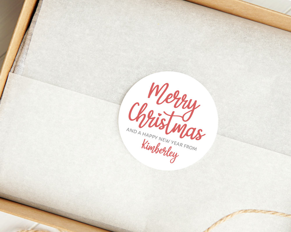 Personalised Small Business Christmas Stickers - Image 3