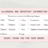 Pink Allergen Stickers