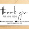 Thank You For Your Order, Business Cards