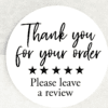 Please Leave a Review Label