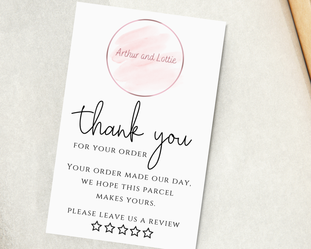 Thank You Business Cards