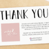 Logo Thank You - Business Card Sized