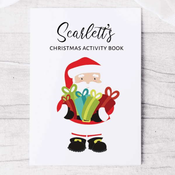 Grotto Gifts Children's Father Christmas Personalised Activity Books