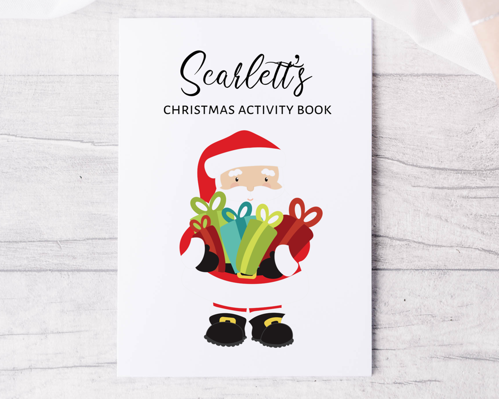 Grotto Gifts Children's Father Christmas Personalised Activity Books
