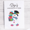 personalised Christmas Activity Books Children's Christmas Snowman Personalised Activity Books