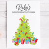 Children's Christmas Candy Cane Personalised Christmas Activity Books